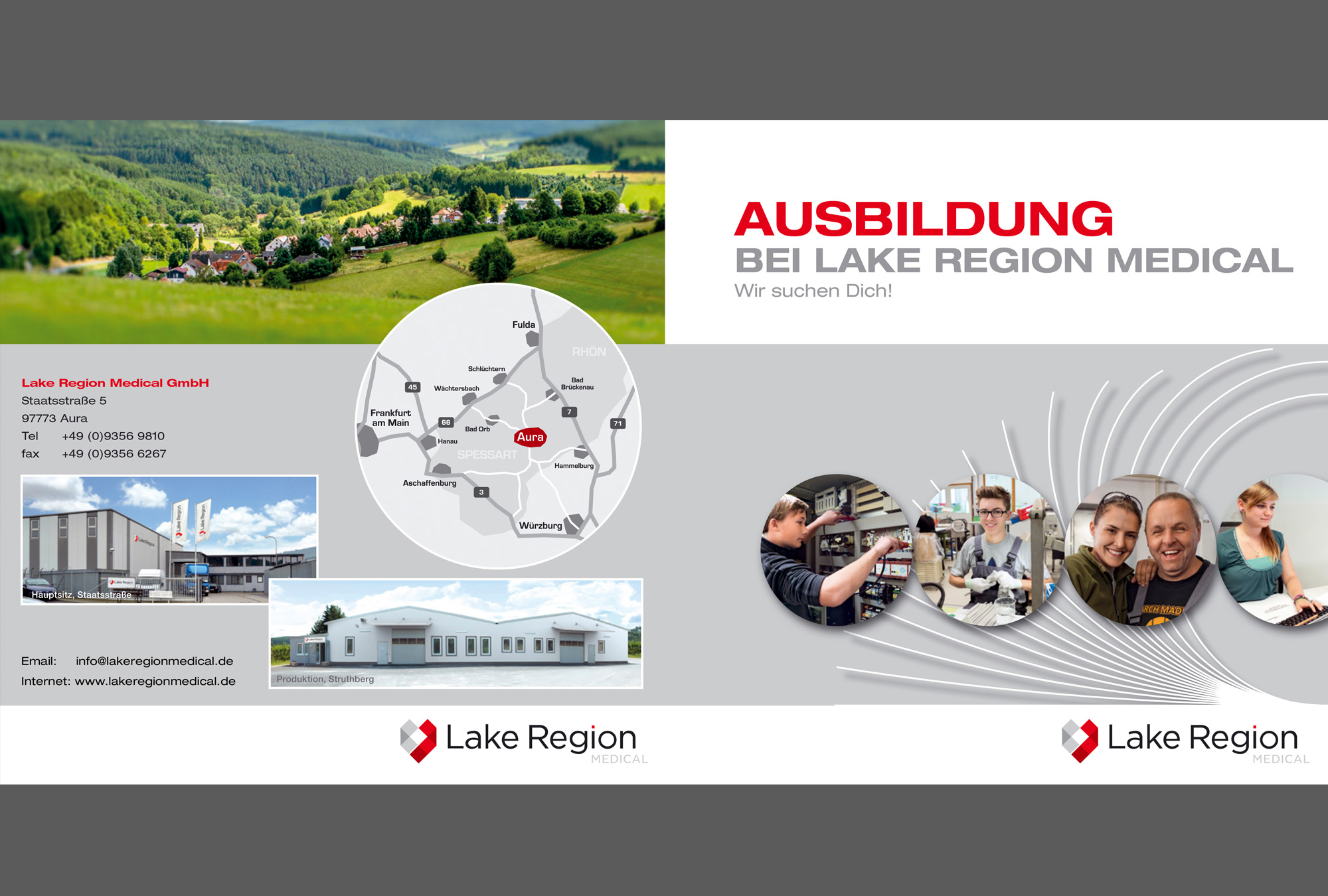 Design Quer Verpackung Broschüre A