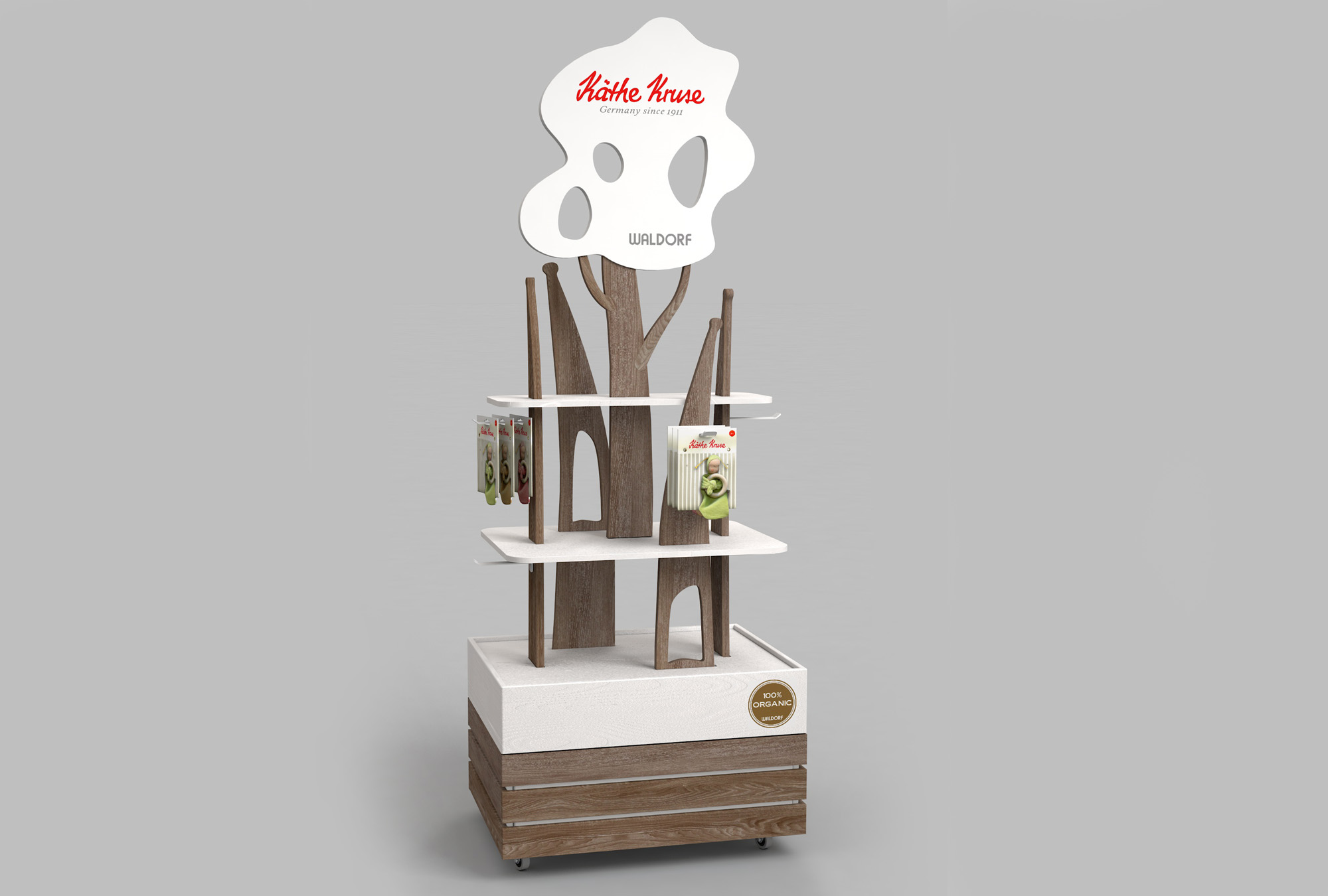 Design Quer Verpackung Display B