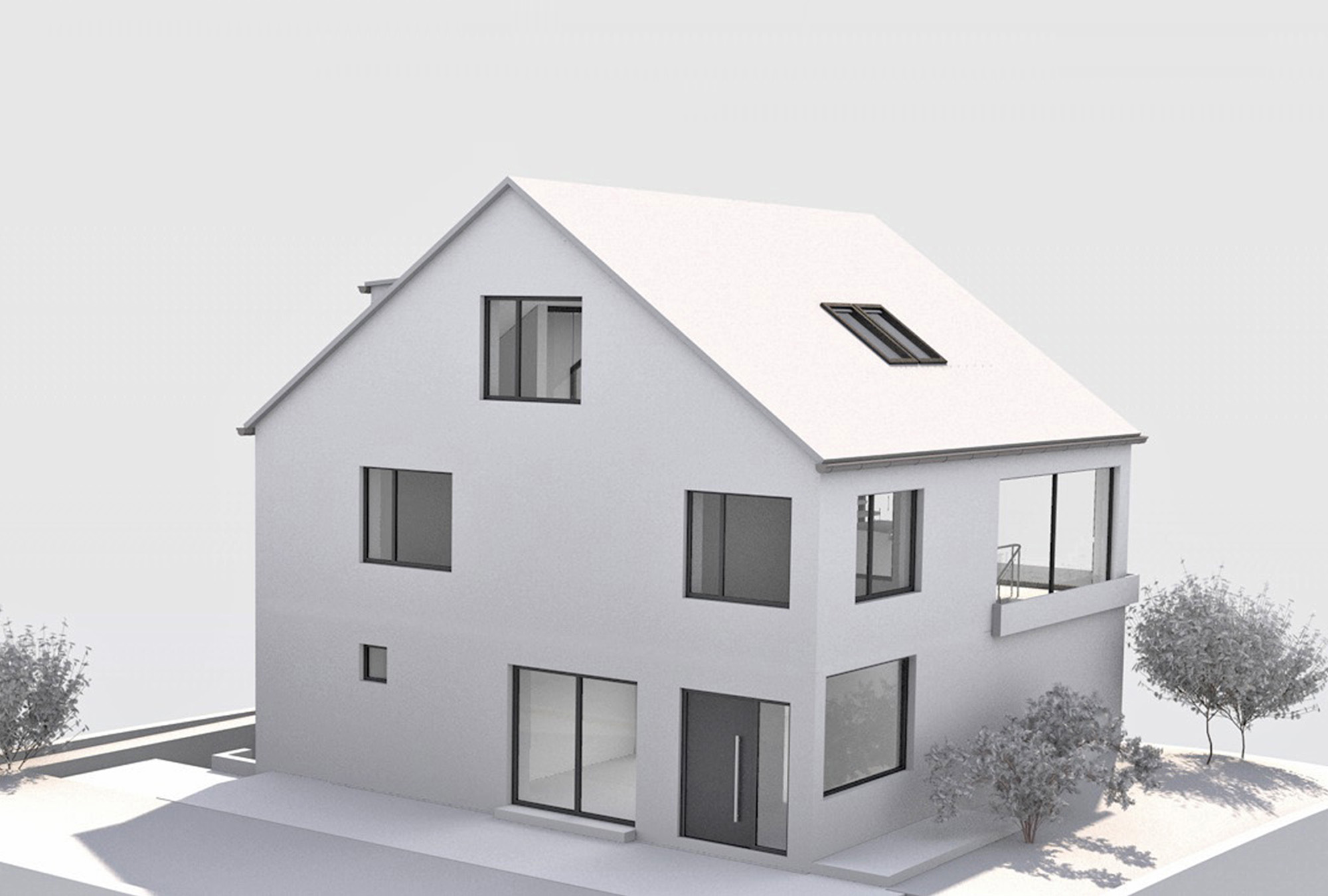 Design Quer Umbau Bürogebäude