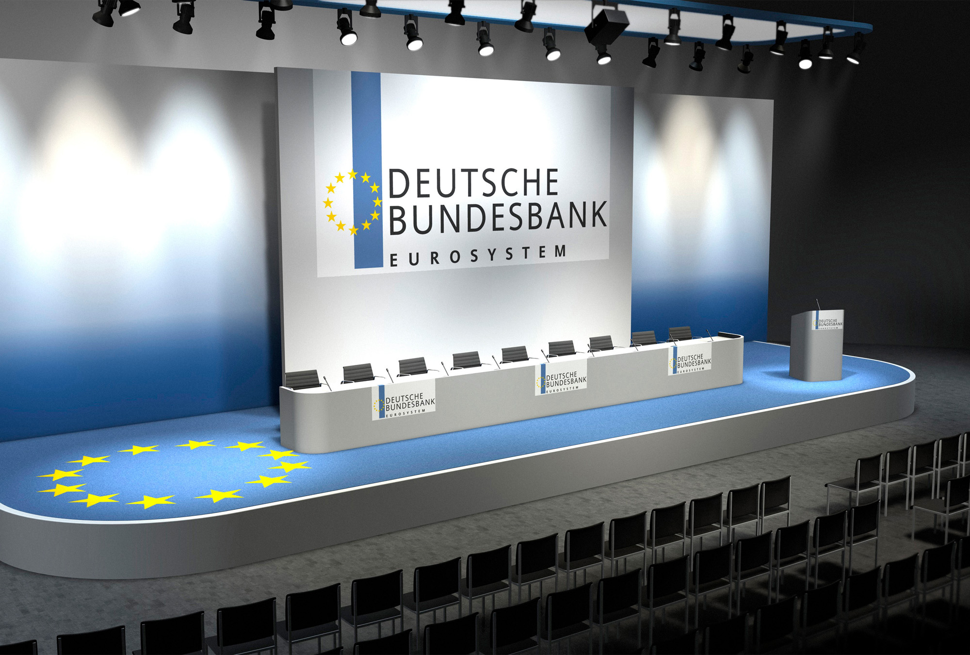 Design Quer Bühne Deutsche Bundesbank