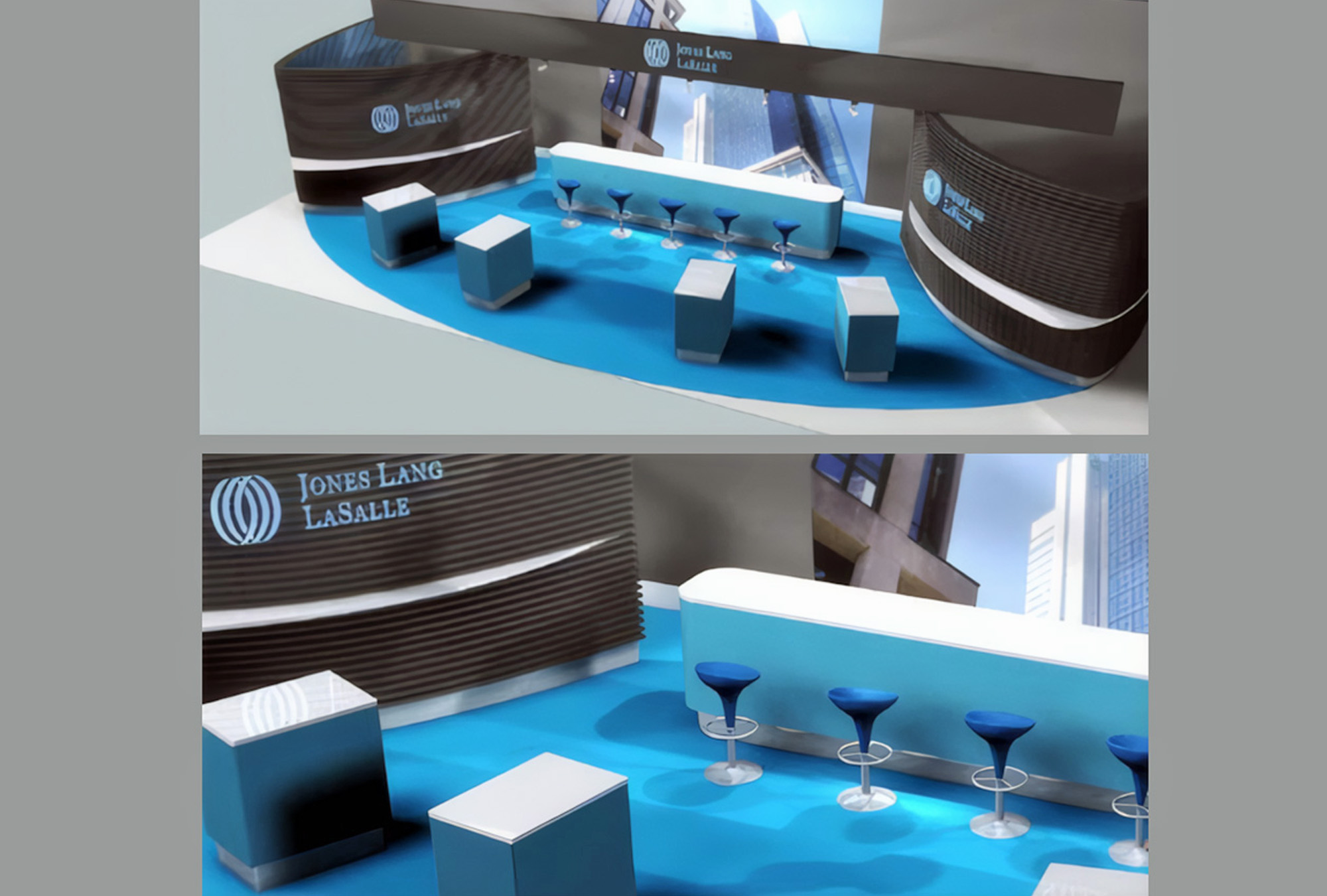 Design Quer Messestand Jones Lang La Salle