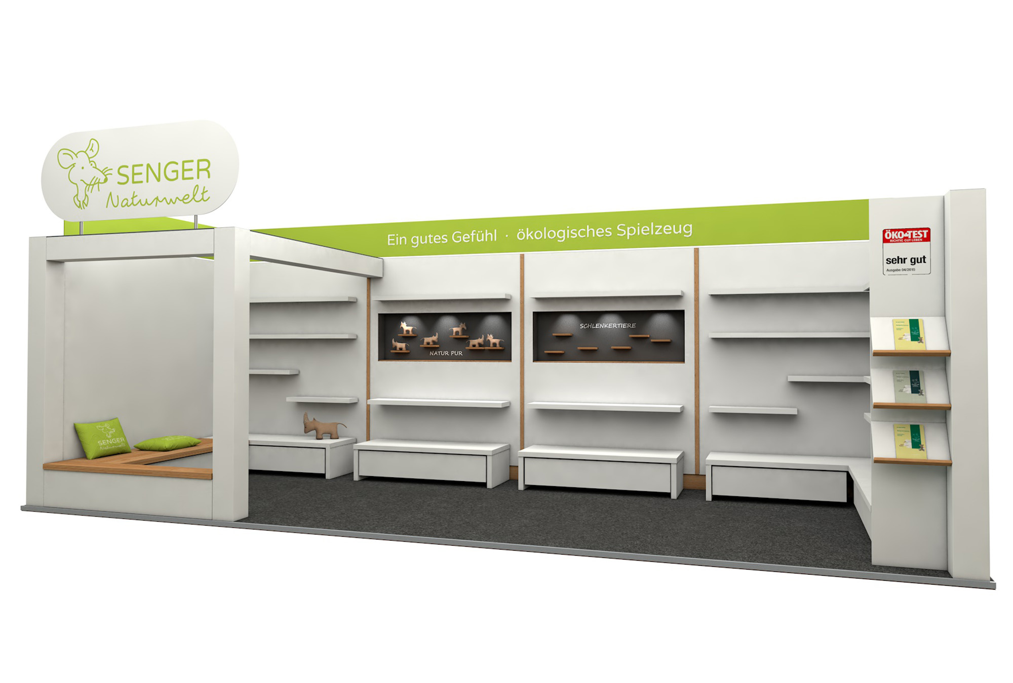 Design Quer Messestand Senger