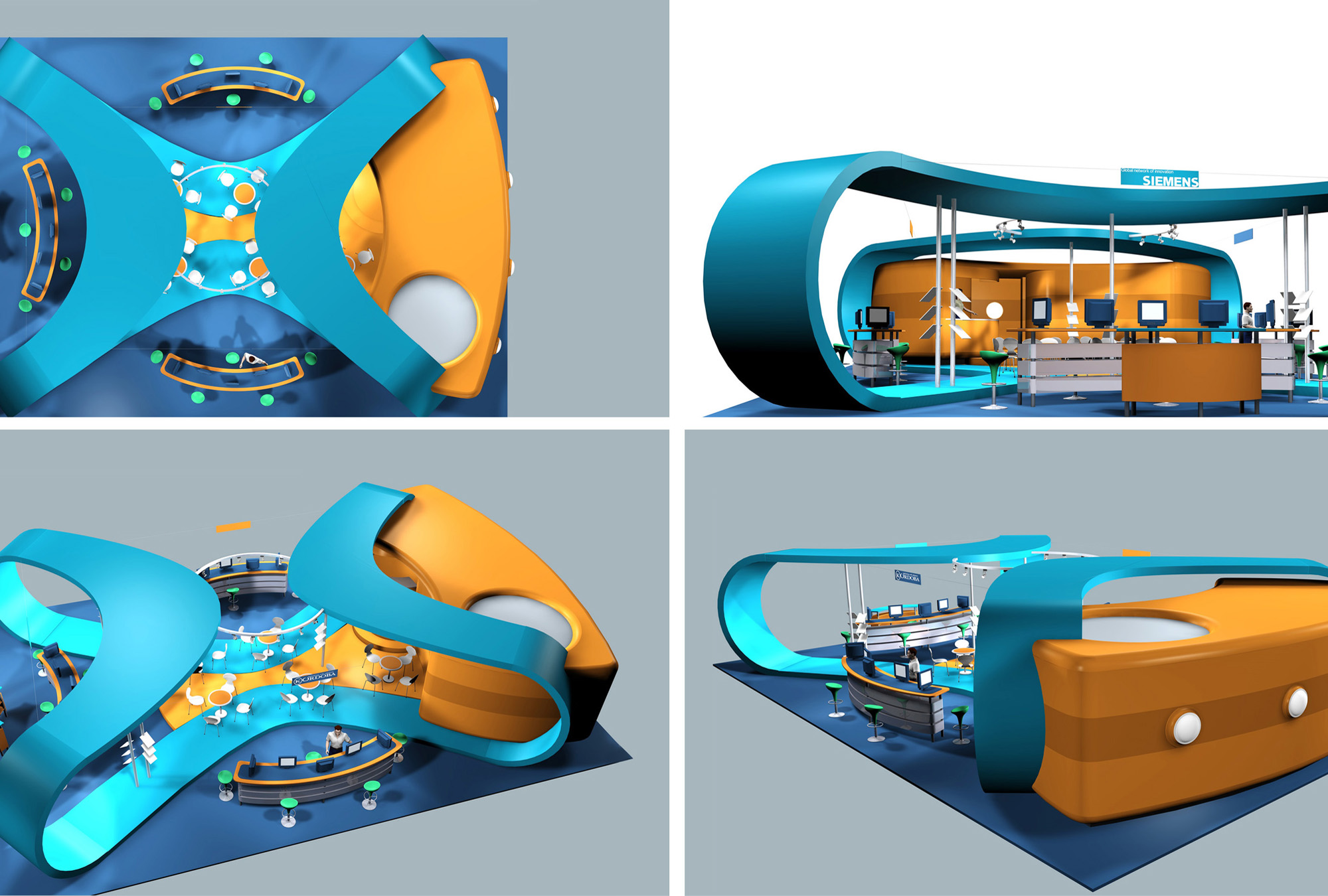 Design Quer Messestand Siemens