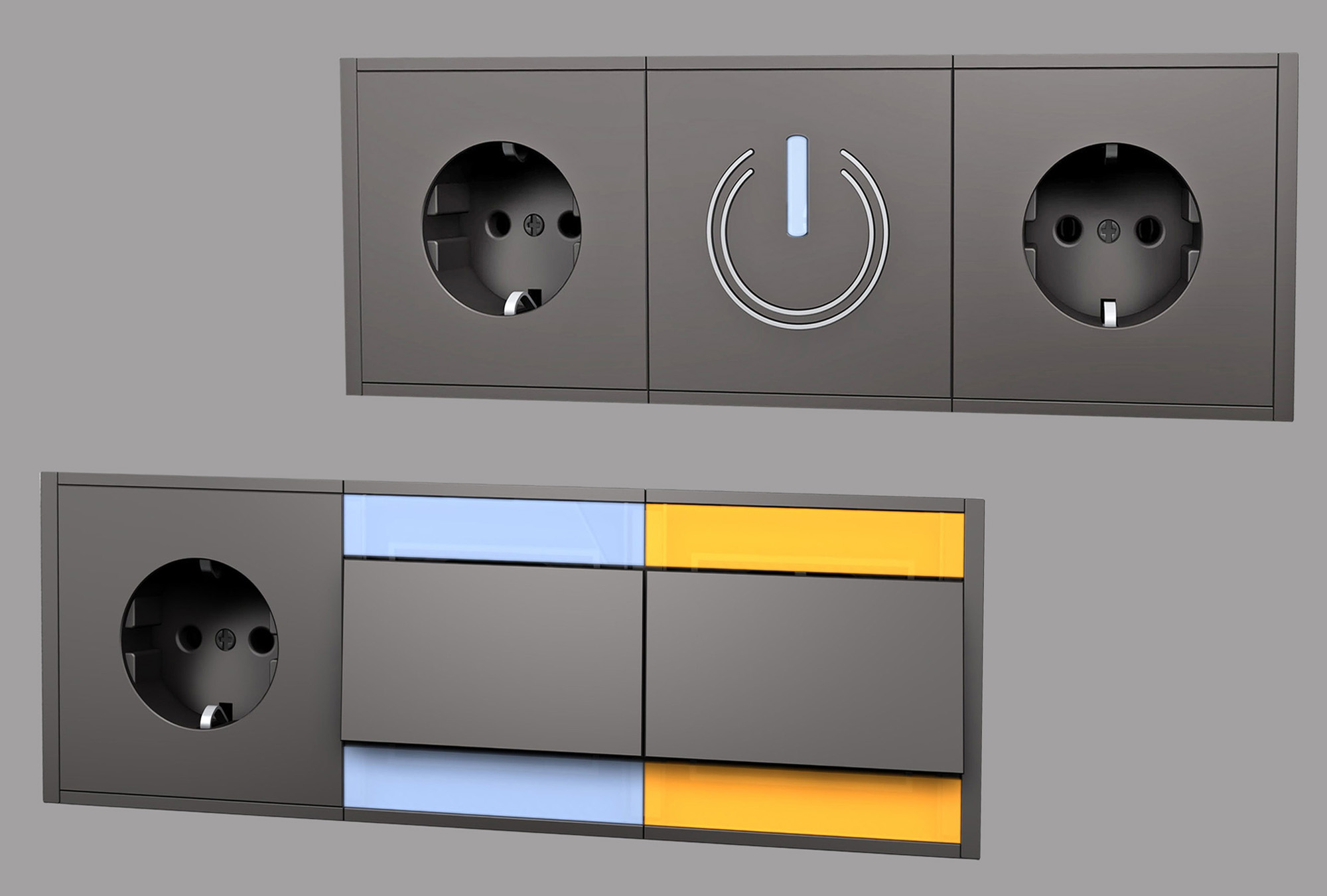 Design Quer Cliprahmen mit Hintergrundbeleuchtung