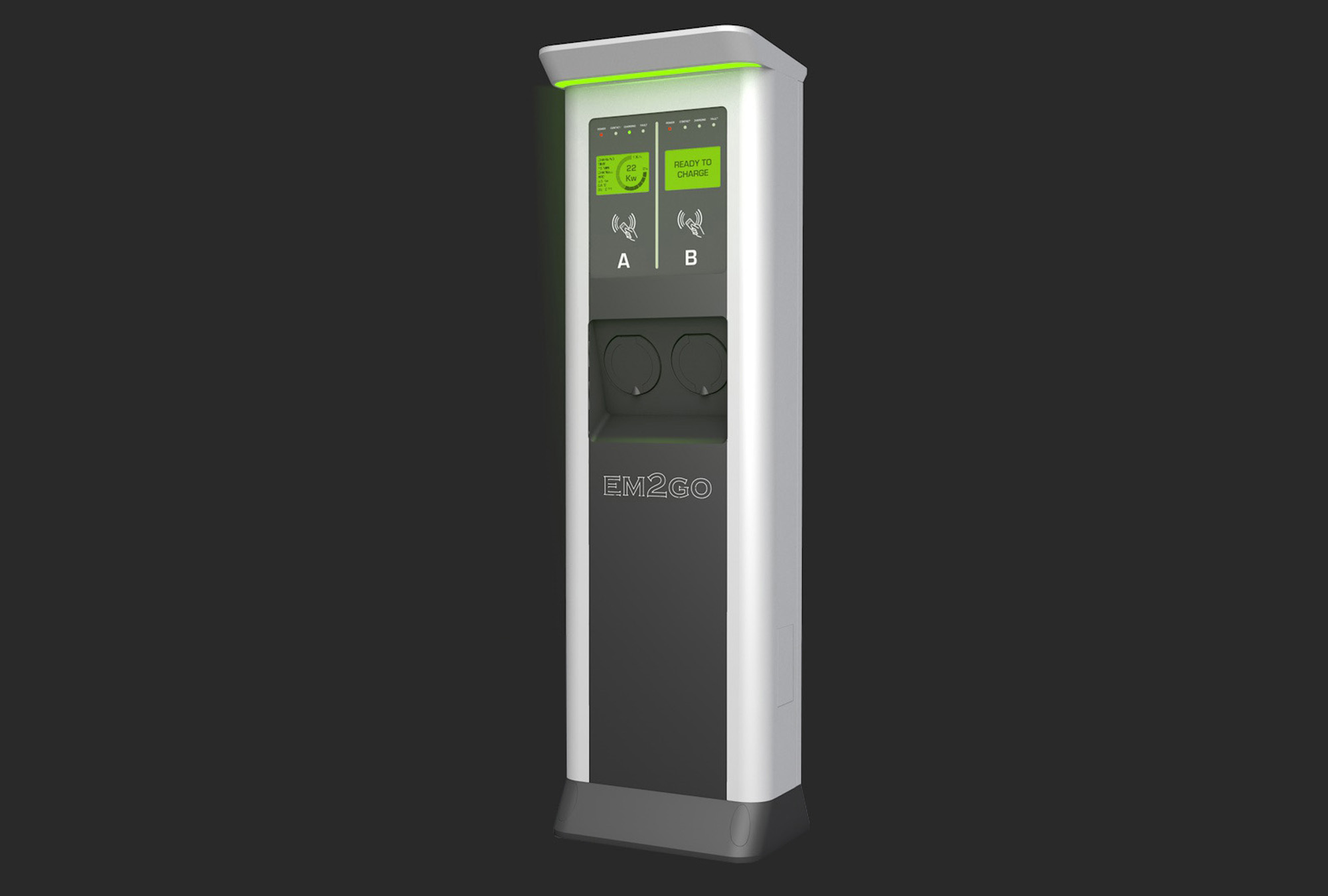 Design Quer Ladesäule