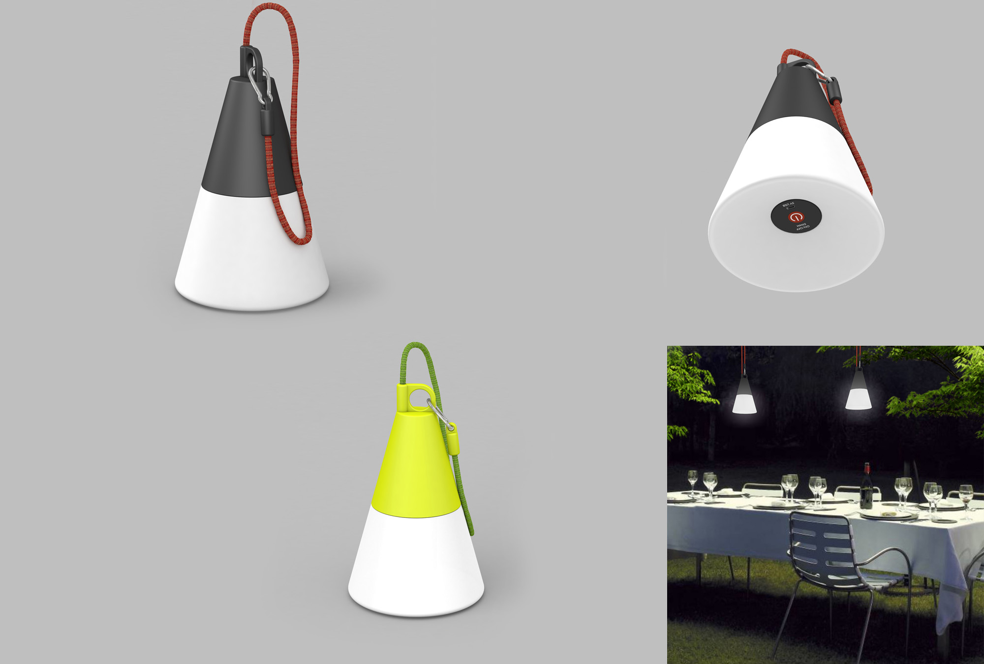 Design Quer REV Akkuleuchte