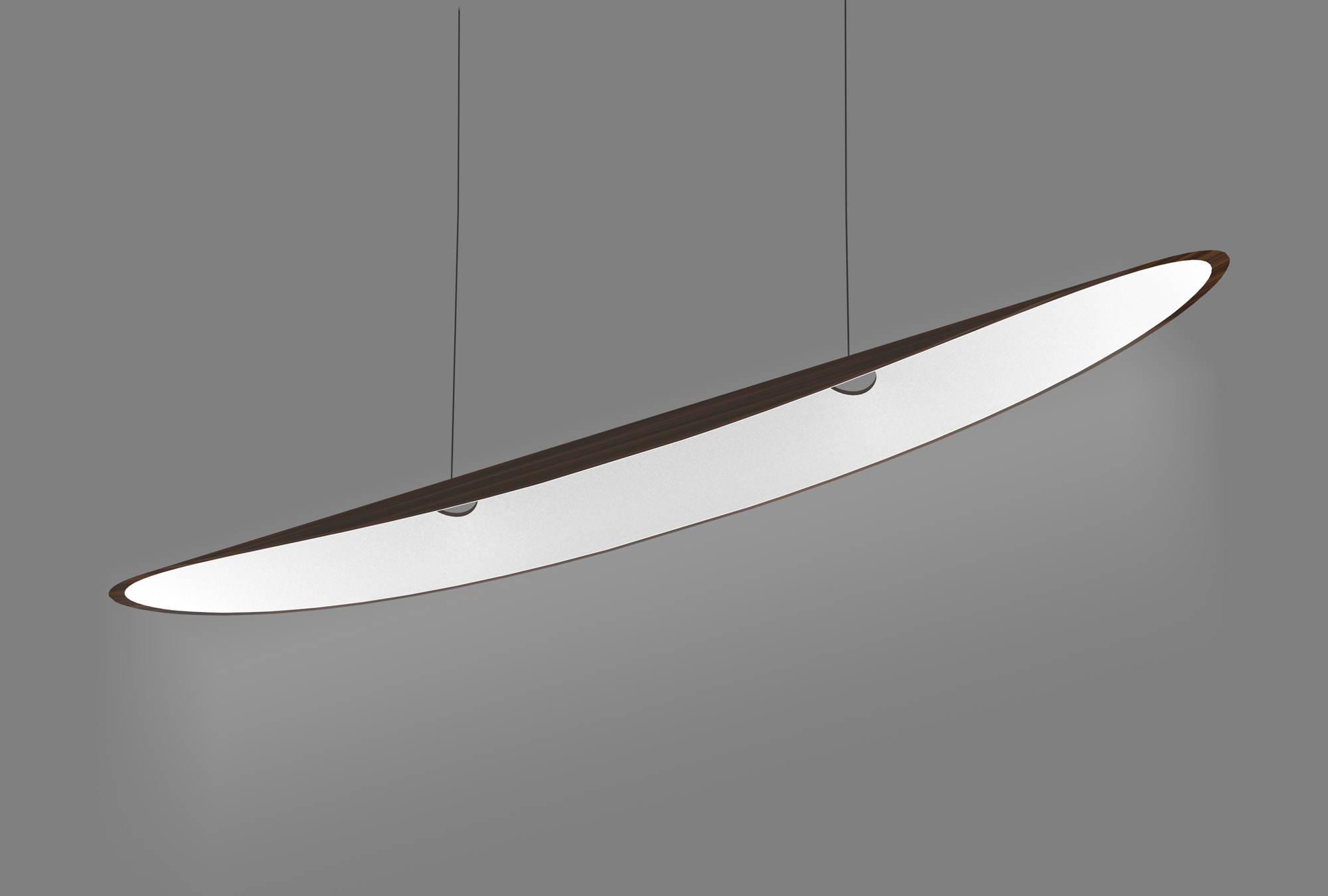 Design Quer gedrucktes Licht