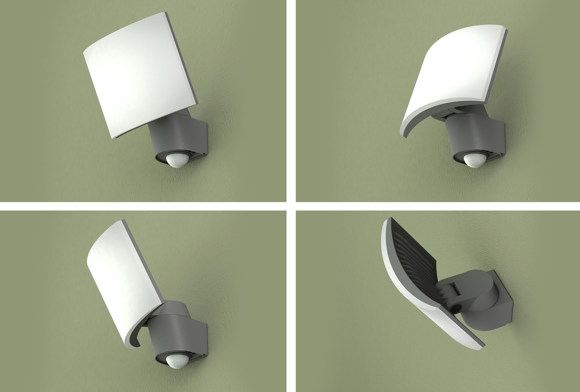 Design Quer BW Strahler