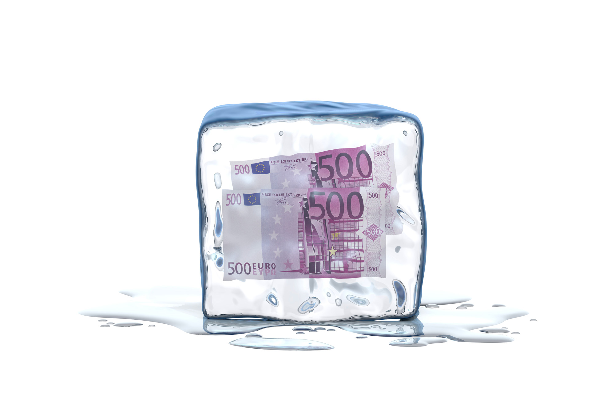 Design Quer Commerzbank Eiswürfel €