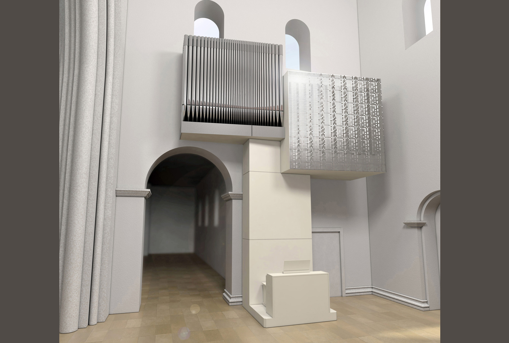 Design Quer Chororgel Seligenstadt