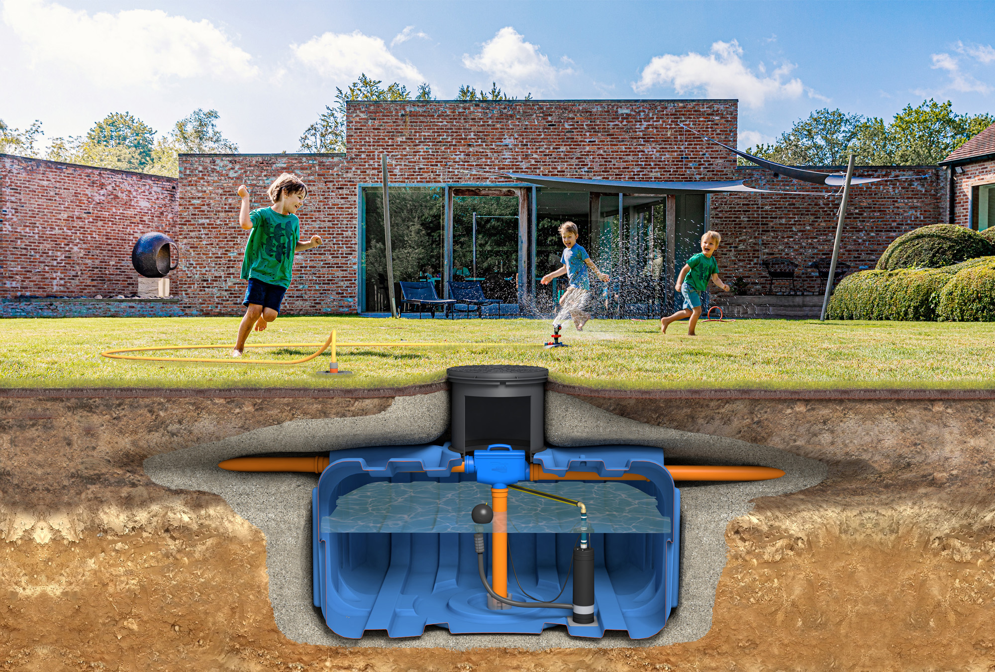 Design Quer Visualisierung Zisternensysteme