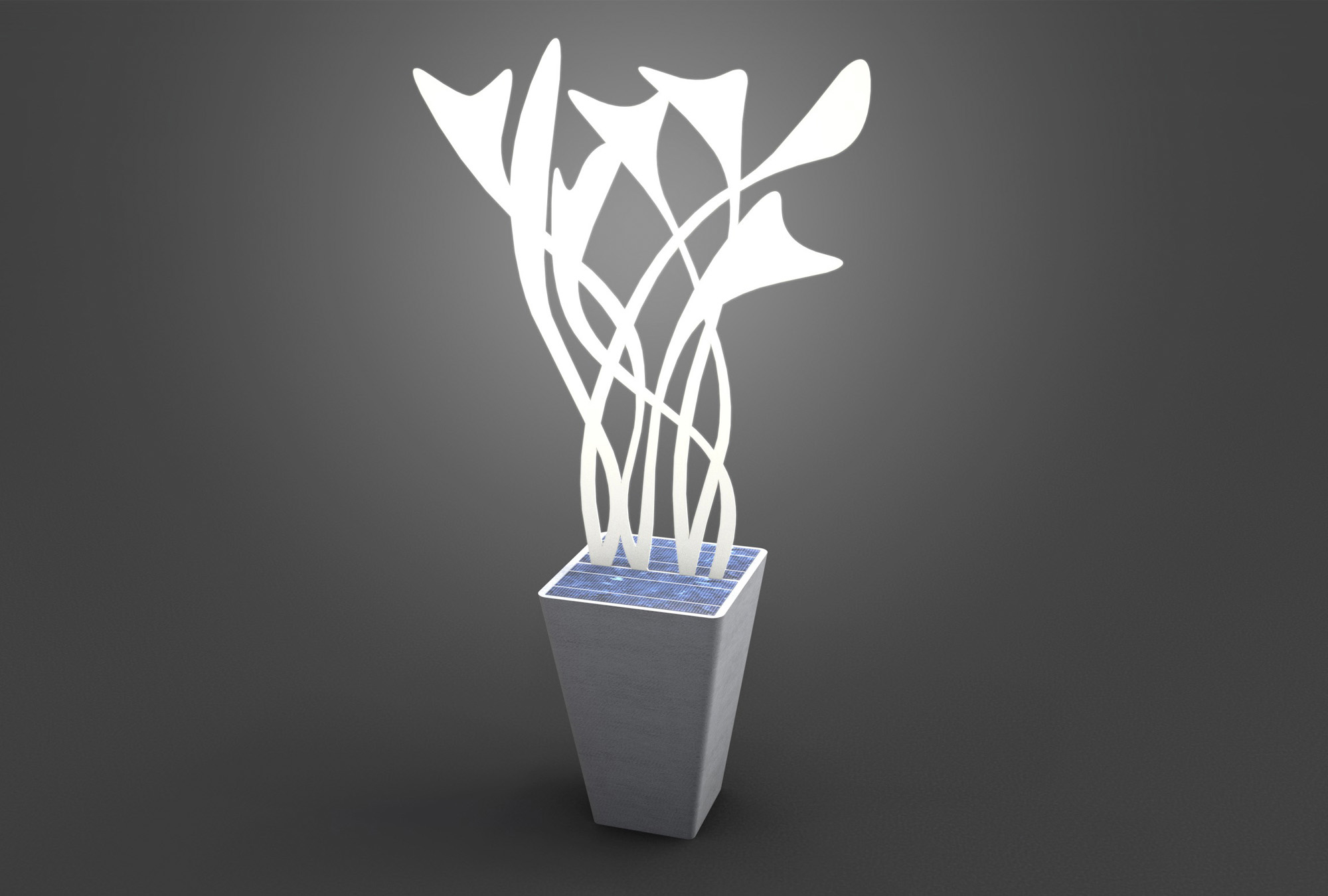 Design Quer Solarpflanze