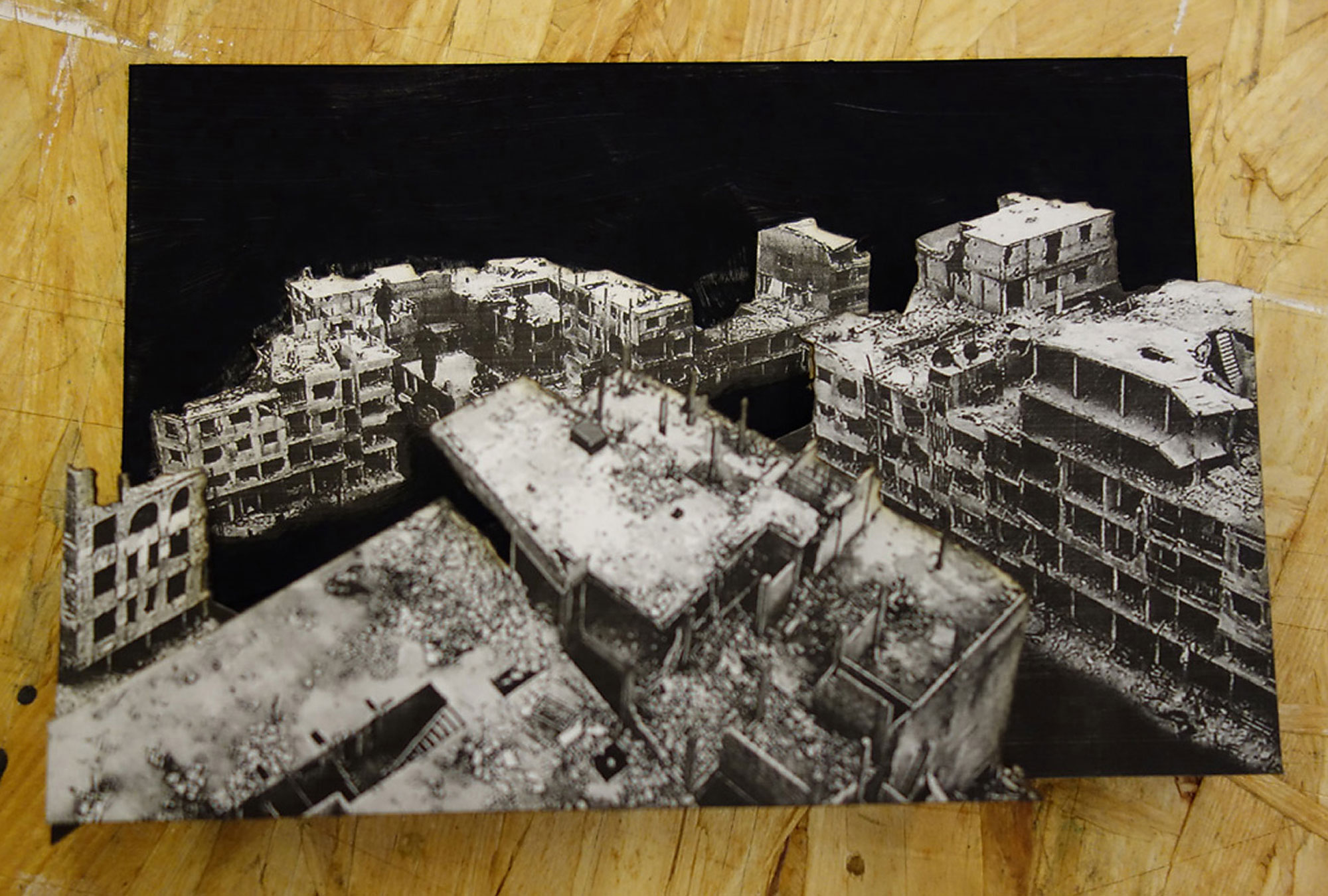 Design Quer Entstehung Kunst Hintergrund Lackierung