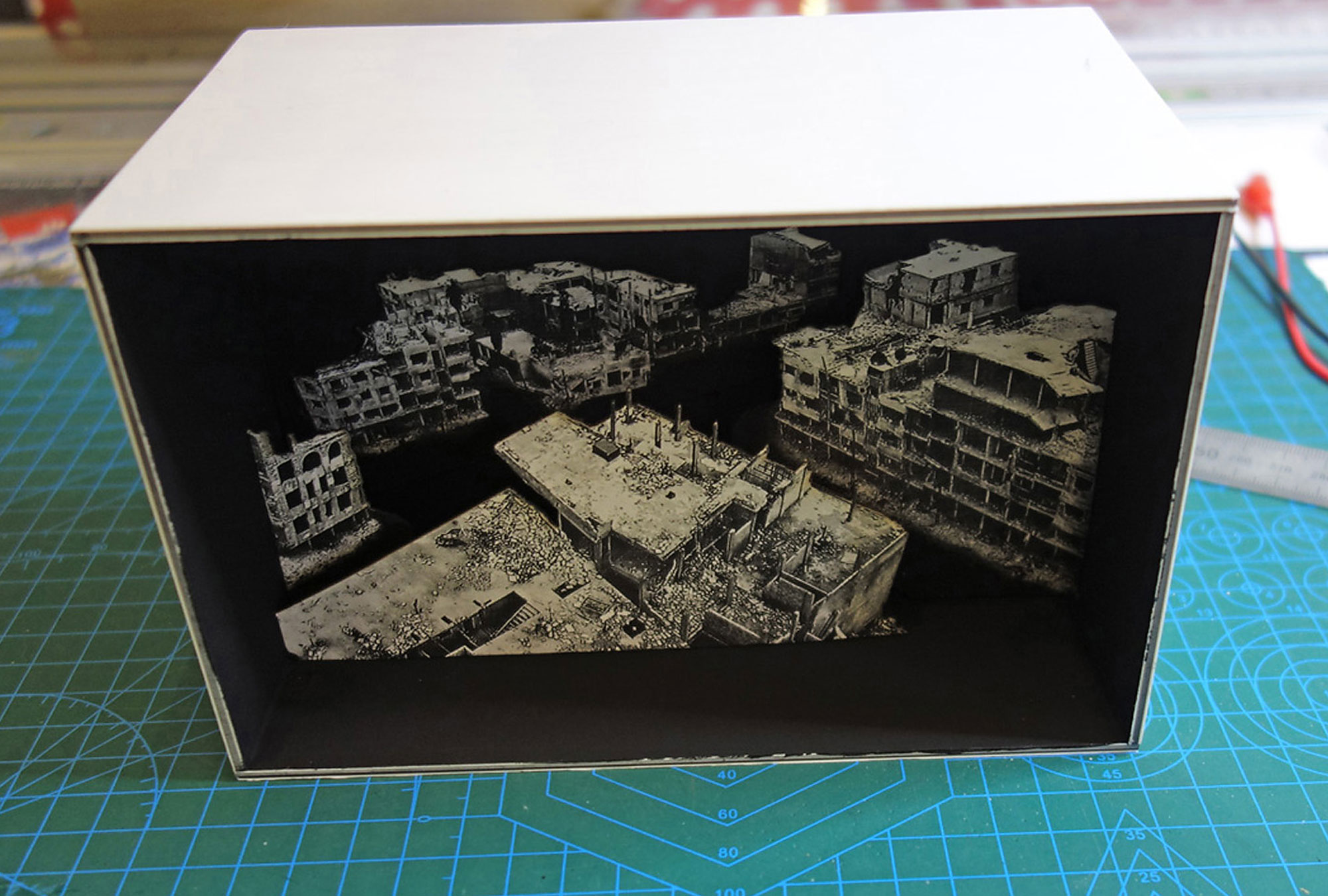 Design Quer Entstehung Kunst Montage